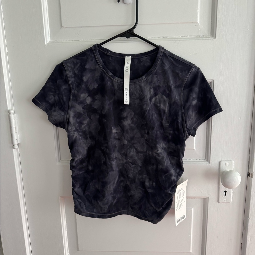 Women's Black Tie-Dye Top